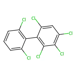 2,2',3,4,6,6'-Hexachlorobiphenyl structure