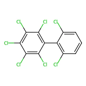 2,2',3,4,5,6,6'-Heptachlorobiphenyl structure