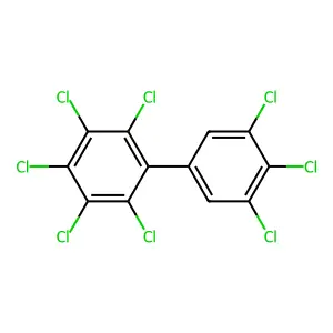 2,3,3',4,4',5,5',6-Octachlorobiphenyl structure