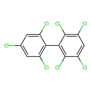 2,2',3,4',5,6,6'-Heptachlorobiphenyl structure
