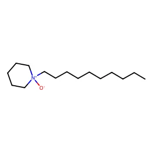 1-Decylpiperidine N-oxide structure