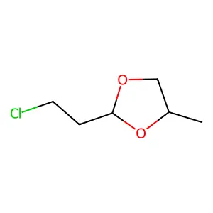2-(2-Chloroethyl)-4-methyl-1,3-dioxolane structure