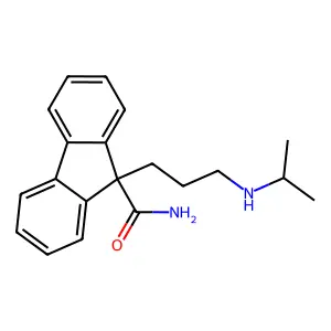 Indecainide structure
