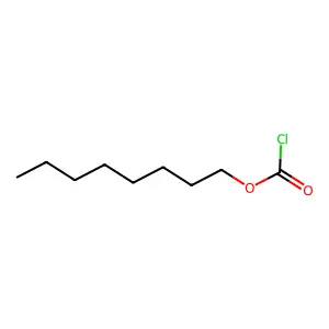 Carbonochloridic acid, octyl ester structure