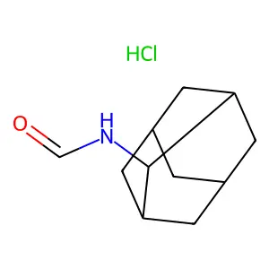Formamide, N-(2-adamantyl)-, hydrochloride structure