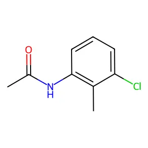 N-(3-chloro-2-methylphenyl)acetamide structure