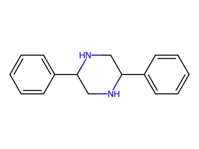 2,5-Diphenylpiperazine structure