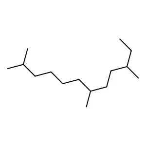 2,7,10-Trimethyldodecane structure
