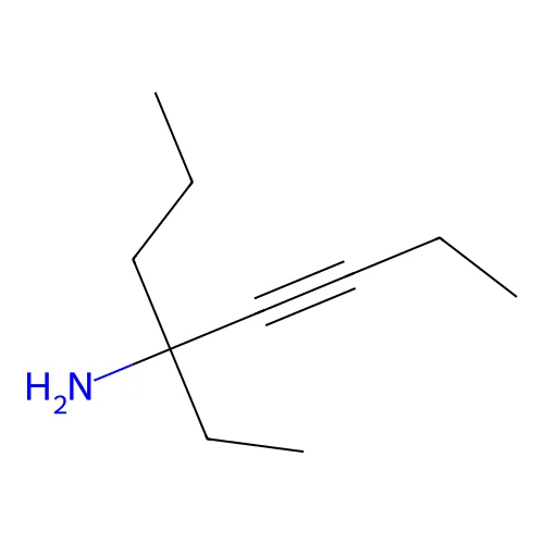 4-Ethyloct-5-yn-4-amine structure