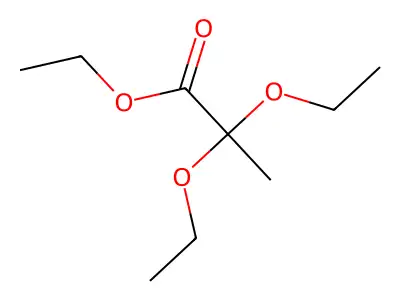 Ethyl 2,2-diethoxypropionate structure