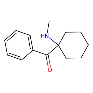 [1-(Methylamino)cyclohexyl]-phenylmethanone structure
