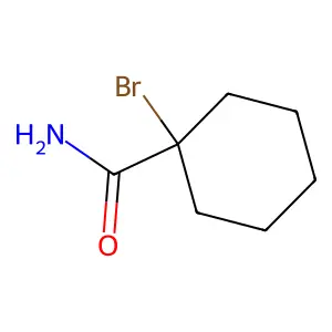 Cyclohexanecarboxamide, 1-bromo- structure
