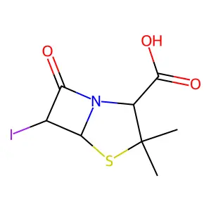6-Iodopenicillanic acid structure