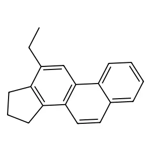 15H-Cyclopenta(a)phenanthrene, 12-ethyl-16,17-dihydro- structure