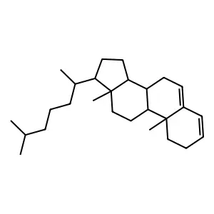 Cholesta-3,5-diene structure