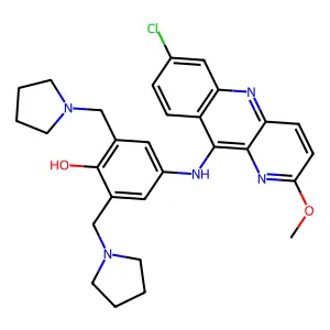 Pyronaridine structure