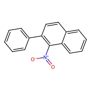 1-Nitro-2-phenylnaphthalene structure