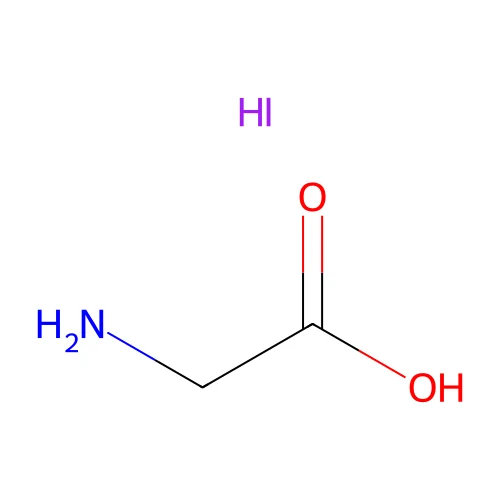 2-Aminoacetic acid hydroiodide structure