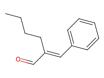2-Benzylidenehexanal structure