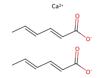 Calcium;hexa-2,4-dienoate structure