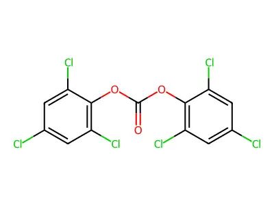 Bis(2,4,6-trichlorophenyl) carbonate structure