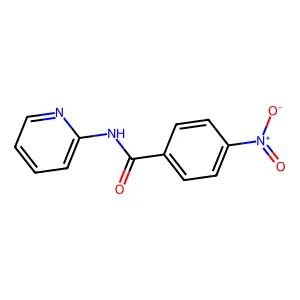 Benzamide, 4-nitro-N-2-pyridinyl- structure