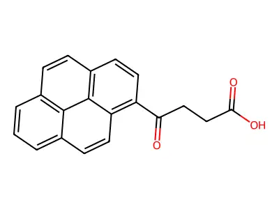 gamma-Oxo-1-pyrenebutyric acid structure