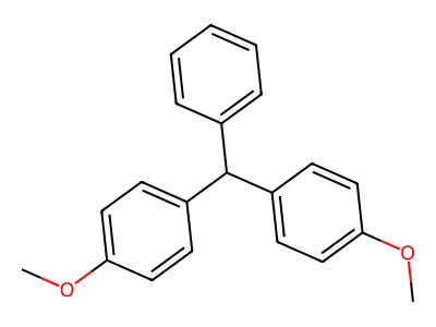 1,1'-(Phenylmethylene)bis(4-methoxybenzene) structure