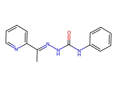 1-Phenyl-3-(1-pyridin-2-ylethylideneamino)urea structure