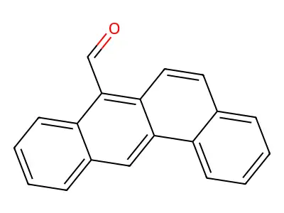 Benz(a)anthracene-7-carboxaldehyde structure