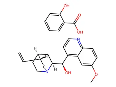 Quinine salicylate structure