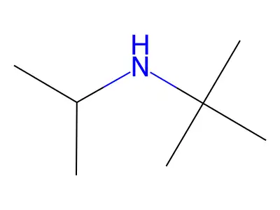 2-Propanamine, 2-methyl-N-(1-methylethyl)- structure