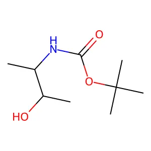 3-(Boc-amino)-2-butanol structure