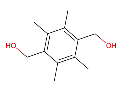 2,3,5,6-Tetramethyl-1,4-benzenedimethanol structure