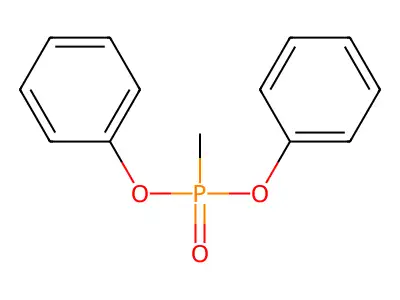 Diphenyl methylphosphonate structure