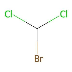 Bromodichloromethane structure
