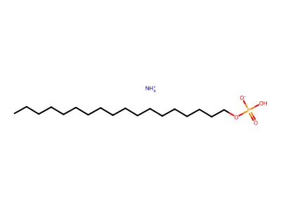 Phosphoric acid, monooctadecyl ester, ammonium salt (1:1) structure