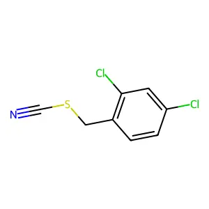 2,4-Dichlorobenzyl thiocyanate structure