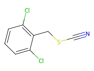 2,6-Dichlorobenzyl thiocyanate structure