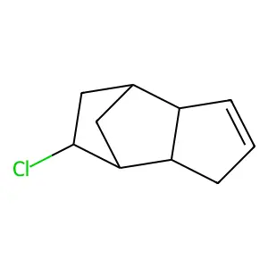 4,7-Methano-1H-indene, 6-chloro-3a,4,5,6,7,7a-hexahydro- structure