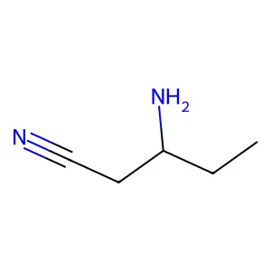 3-Aminopentanenitrile structure