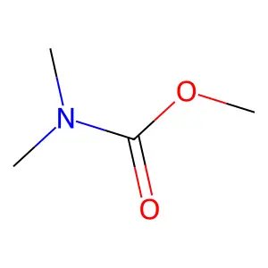 Carbamic acid, dimethyl-, methyl ester structure