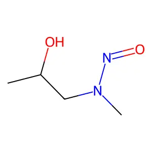 1-(Methylnitrosoamino)-2-propanol structure