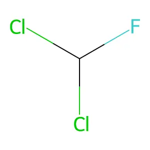 Dichlorofluoromethane structure