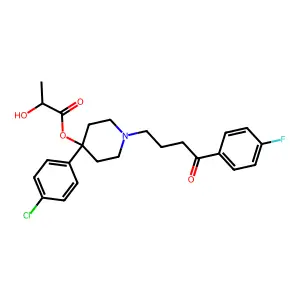 Haloperidol lactate structure
