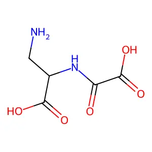 3-amino-N-(carboxycarbonyl)-DL-alanine structure