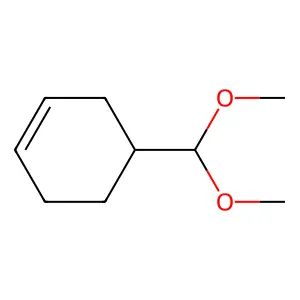 Cyclohexene, 4-(dimethoxymethyl)- structure