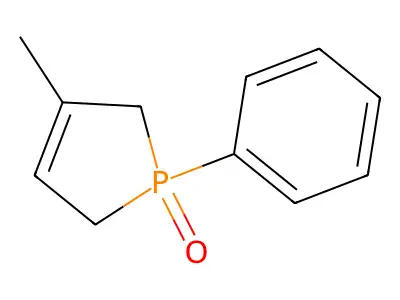 1H-Phosphole, 2,5-dihydro-3-methyl-1-phenyl-, 1-oxide structure