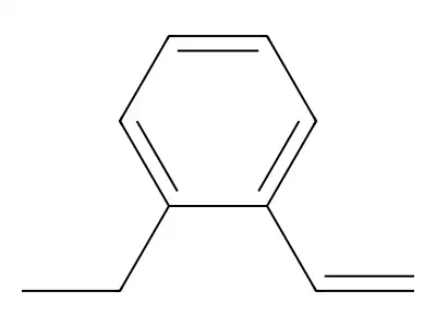 Ethylstyrene (mixed isomers) structure