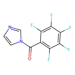 1-pentafluorobenzoyl-1H-imidazole structure